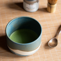 bol grès pour matcha balade dans les théiers - vert