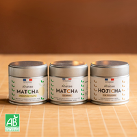 sélection inattendue matcha et hojicha bio