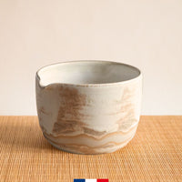 BOL À MATCHA AVEC BEC VERSEUR : NEIGE SUR KYOTO