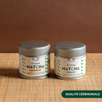 DUO MATCHA BIO : CÉRÉMONIE & PREMIUM