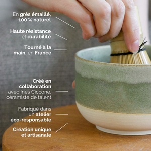 bol en grès pour matcha