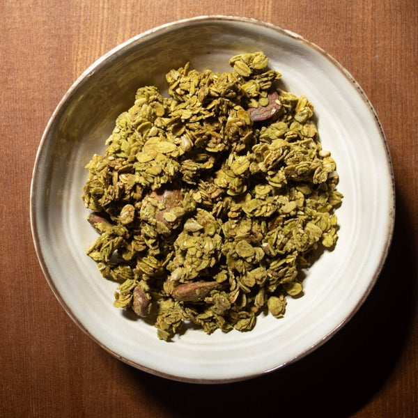 Granola au matcha fabriqué artisanalement en France - Nouvelle-Aquitaine