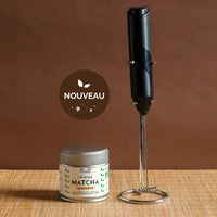 KIT MATCHA : THÉ MATCHA CÉRÉMONIE BIO ET MOUSSEUR ELECTRIQUE