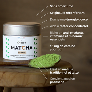 thé matcha genmai bio