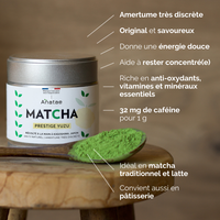 matcha prestige yuzu bienfaits