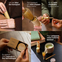 KIT DE VOYAGE POUR PRÉPARER LE MATCHA
