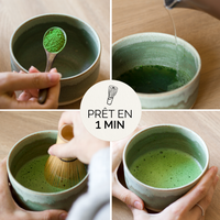 Goshyda Fouet à Thé Matcha En Bambou Traditionnel 120 Dents - Ustensile Japonais 10,5 Cm